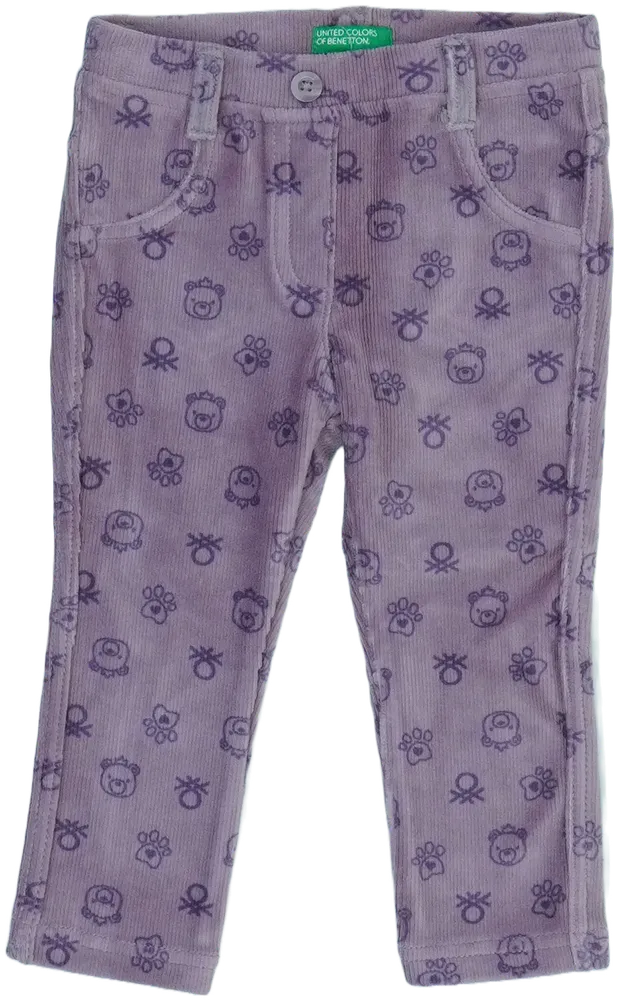 Lila Benetton Hosszúnadrág EU 86 / UK 12-18 hónap / US 18 hónap