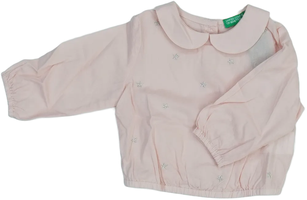 Rózsaszín Benetton Blúz EU 68 / UK 3-6 hónap / US 3-6 hónap