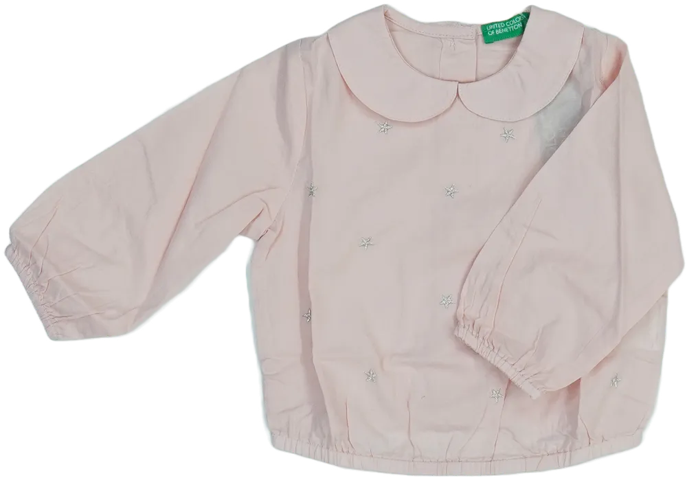 Rózsaszín Benetton Blúz EU 74 / UK 6-9 hónap / US 6-9 hónap