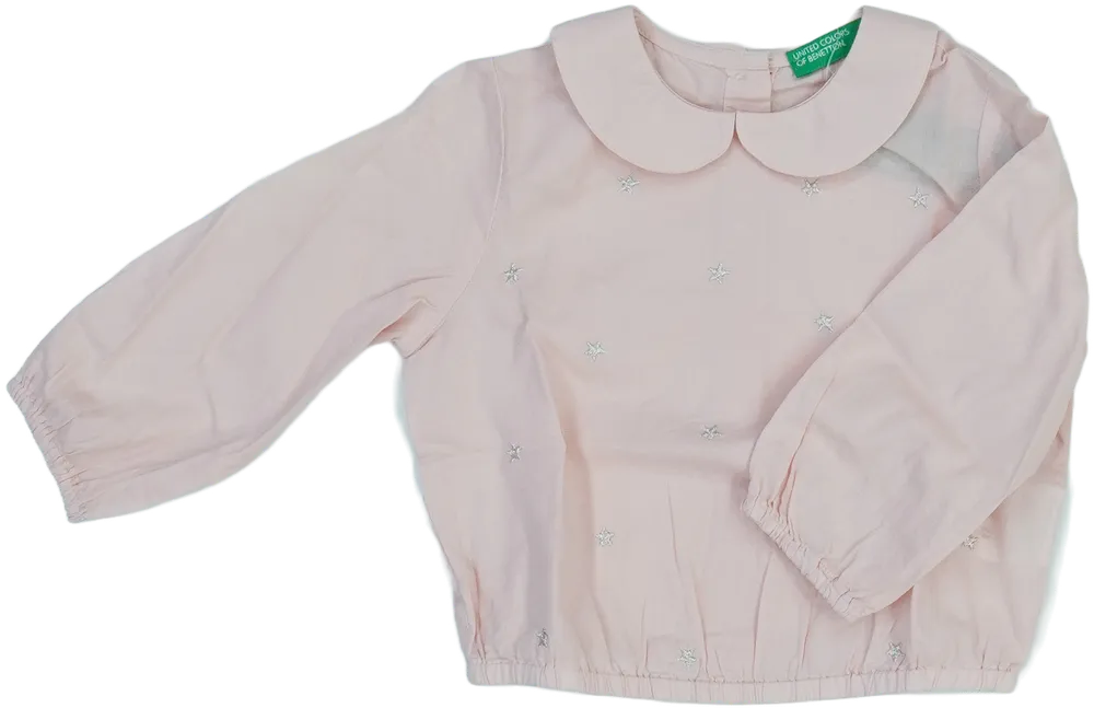 Rózsaszín Benetton Blúz EU 80 / UK 9-12 hónap / US 12 hónap