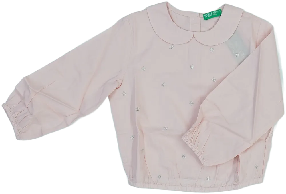 Rózsaszín Benetton Blúz EU 92 / UK 2 év / US 2T