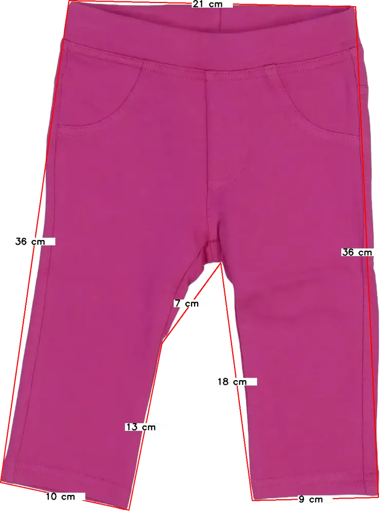 Rózsaszín Benetton Hosszúnadrág EU 74 / UK 6-9 hónap / US 6-9 hónap