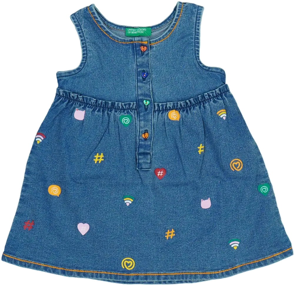 Kék Benetton Ruha EU 80 / UK 9-12 hónap / US 12 hónap