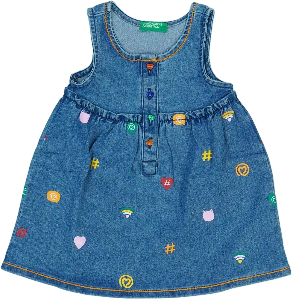 Kék Benetton Ruha EU 74 / UK 6-9 hónap / US 6-9 hónap