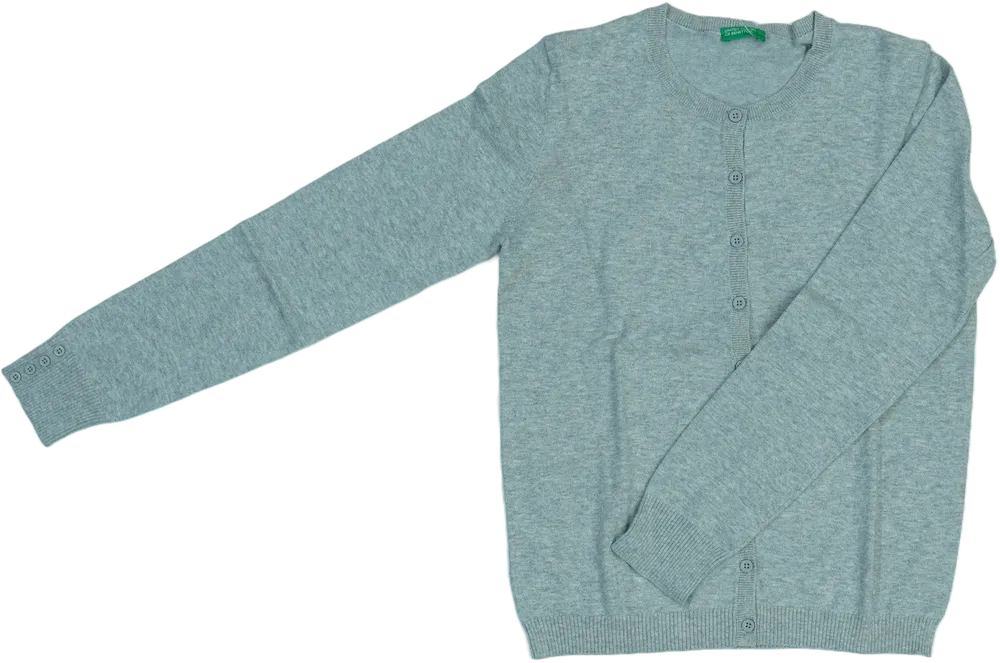 Szürke Benetton Kardigán EU 152 / UK 12 év / US 12 év/L