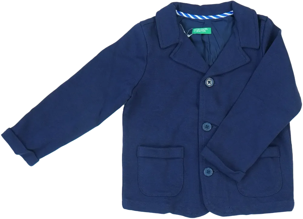 Kék Benetton Blézer és Zakó EU 98 / UK 3 év / US 3T