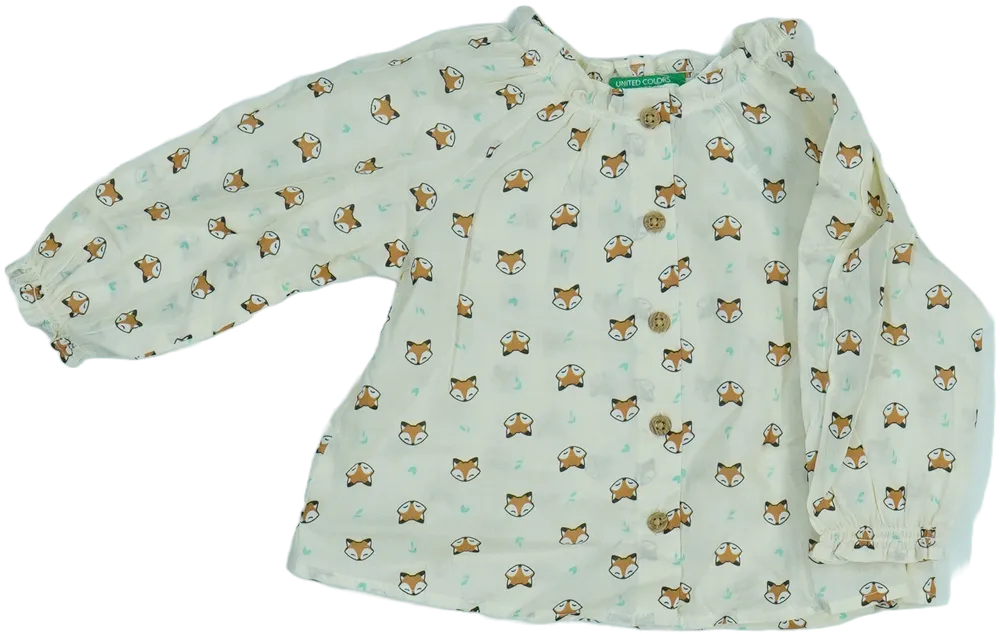 Barna Benetton Blúz EU 74 / UK 6-9 hónap / US 6-9 hónap