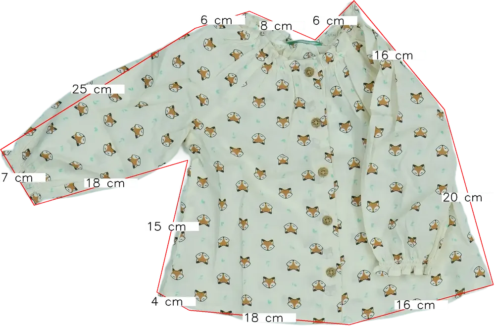 Barna Benetton Blúz EU 80 / UK 9-12 hónap / US 12 hónap