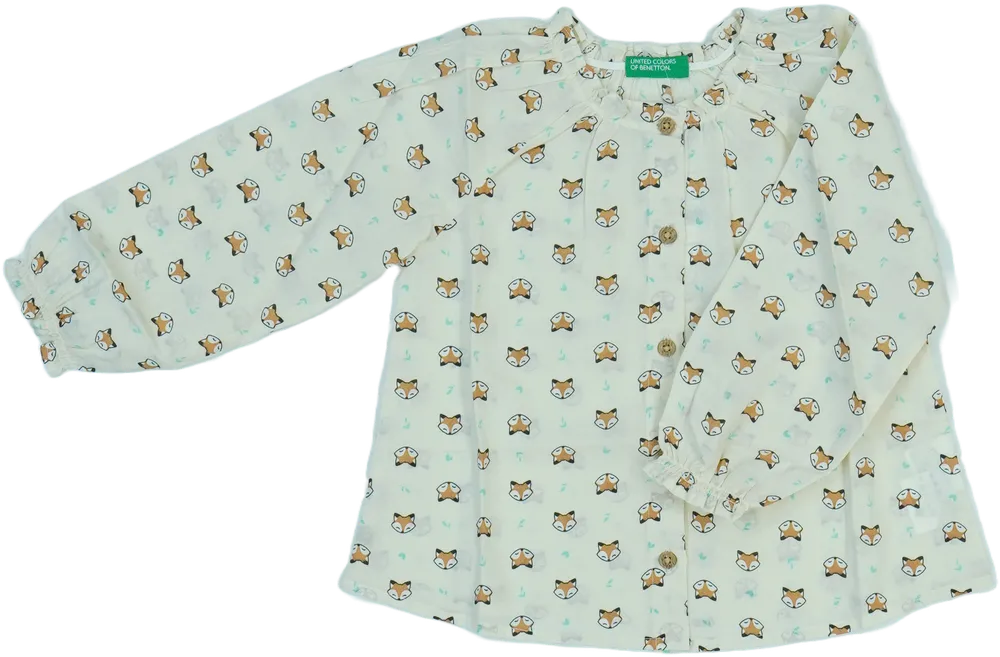 Barna Benetton Blúz EU 92 / UK 2 év / US 2T