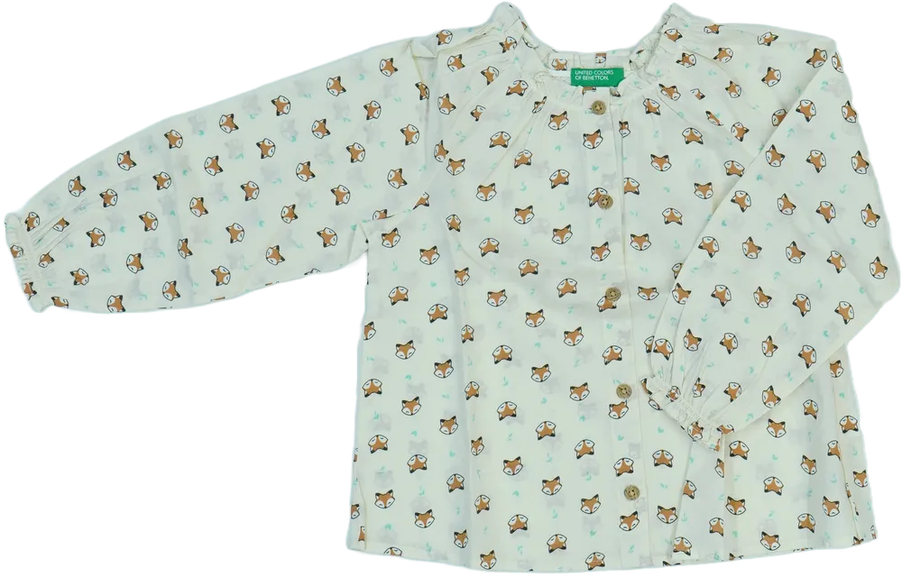 Barna Benetton Blúz EU 98 / UK 3 év / US 3T