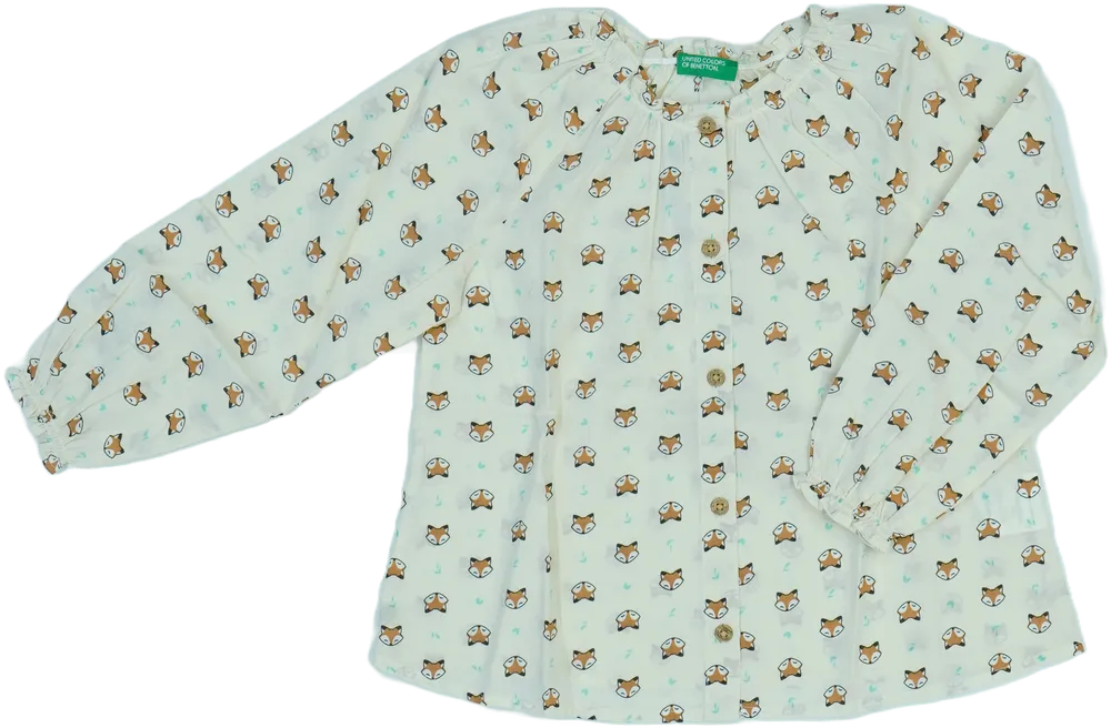 Barna Benetton Blúz EU 104 / UK 4 év / US 4T/XS