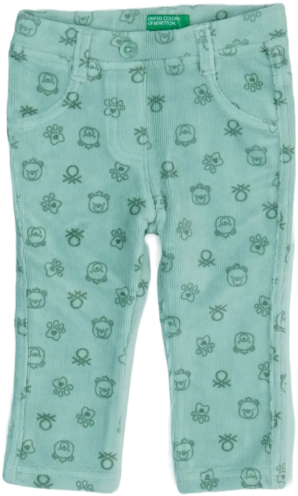 Zöld Benetton Hosszúnadrág EU 74 / UK 6-9 hónap / US 6-9 hónap