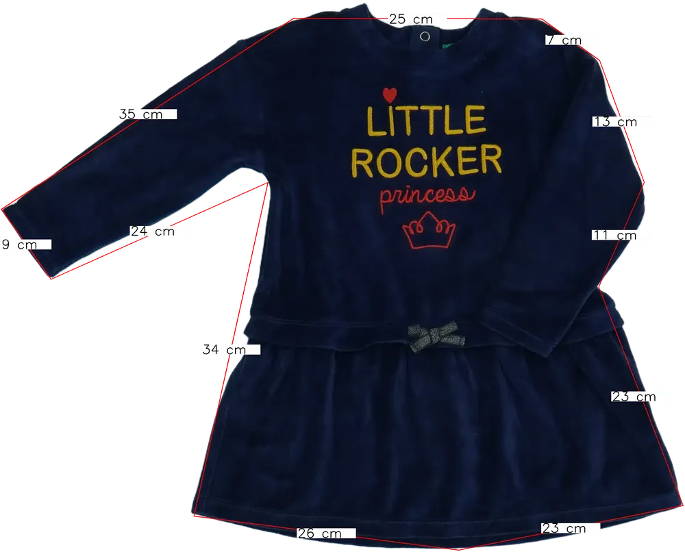 Kék Benetton Ruha EU 98 / UK 3 év / US 3T