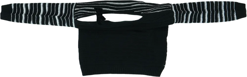 Fekete Benetton Kötött pulcsi EU 128 / UK 8 év / US 8 év/M