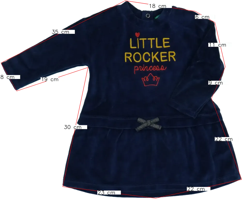 Kék Benetton Ruha EU 86 / UK 12-18 hónap / US 18 hónap