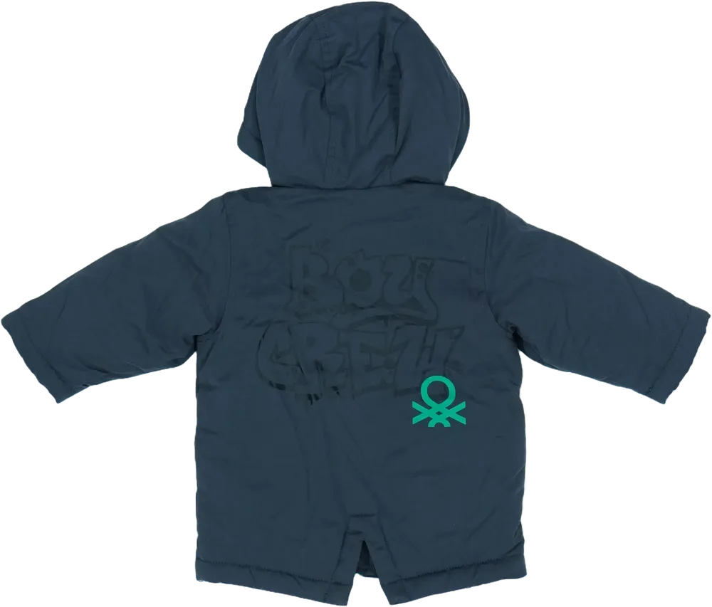 Szürke Benetton Átmeneti kabát EU 62 / UK 0-3 hónap / US 0-3 hónap