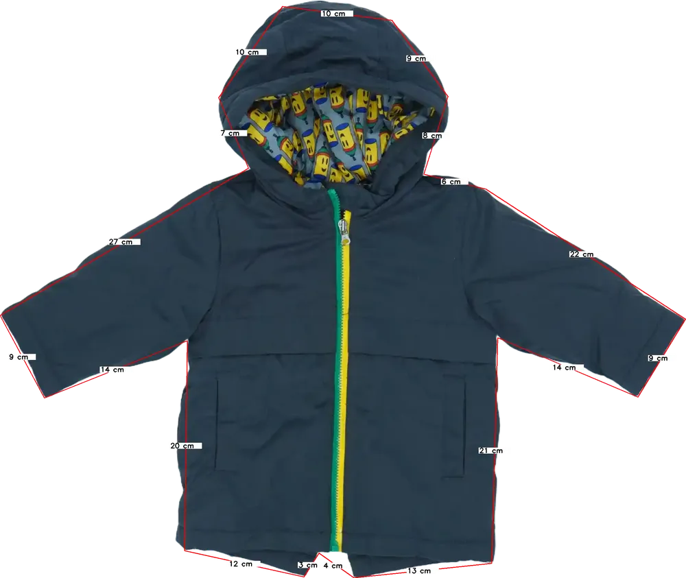 Szürke Benetton Átmeneti kabát EU 62 / UK 0-3 hónap / US 0-3 hónap