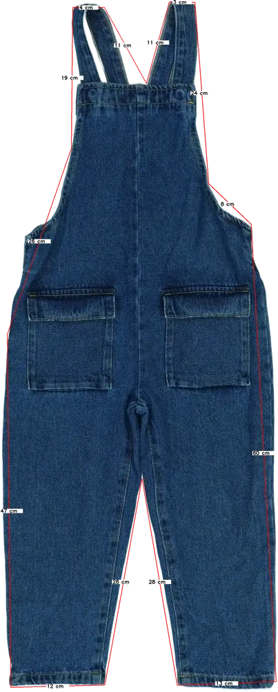 Kék Benetton Kantáros hosszú / rövidnadrág EU 110 / UK 5 év / US 5 év/XS