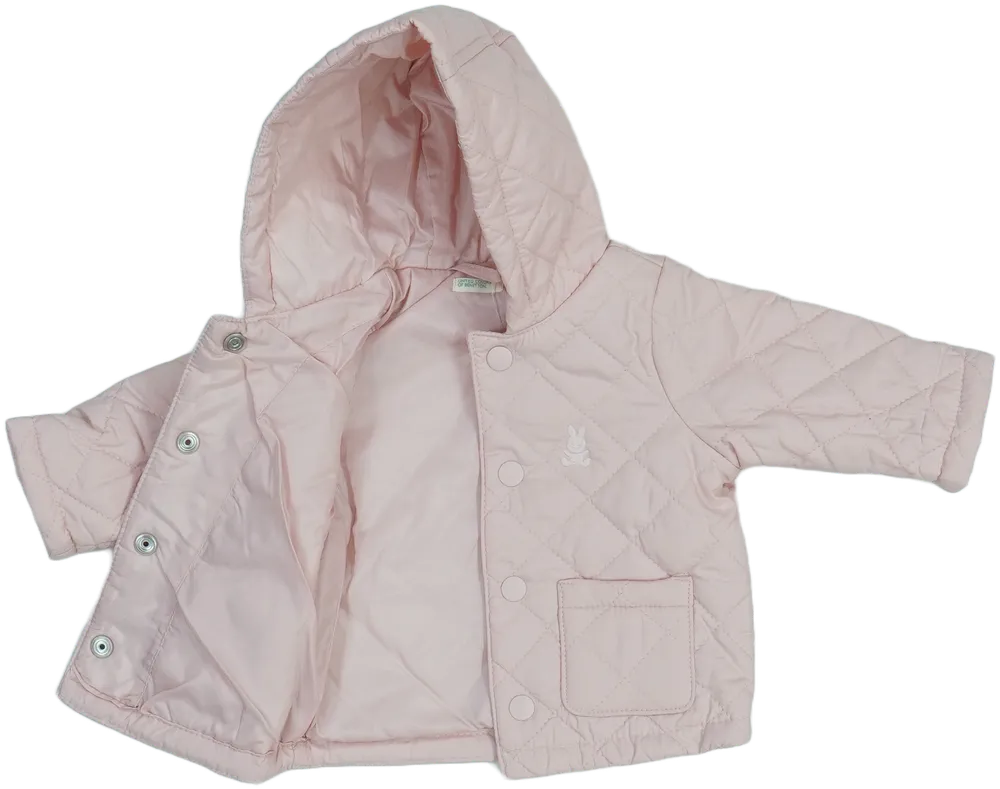 Rózsaszín Benetton Baby kocsikabát EU 62 / UK 0-3 hónap / US 0-3 hónap