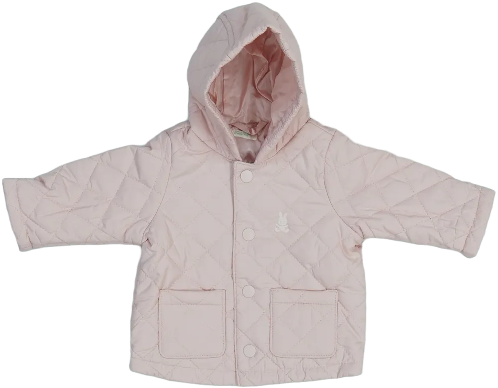 Rózsaszín Benetton Baby kocsikabát EU 62 / UK 0-3 hónap / US 0-3 hónap