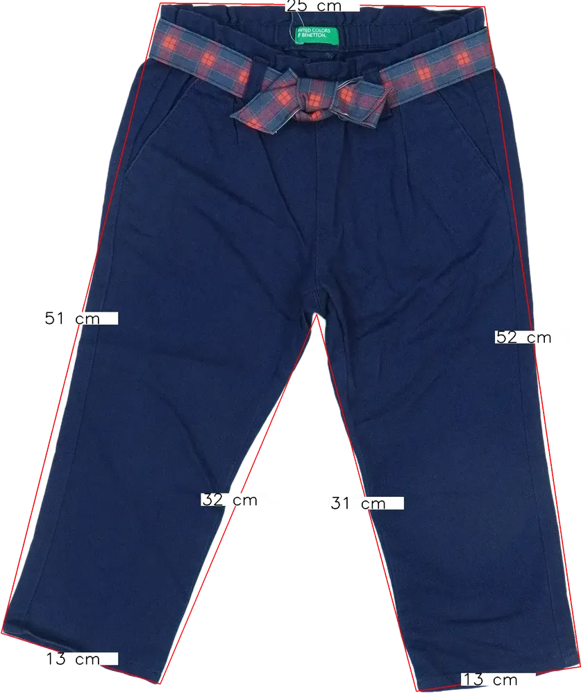 Kék Benetton Hosszúnadrág EU 98 / UK 3 év / US 3T