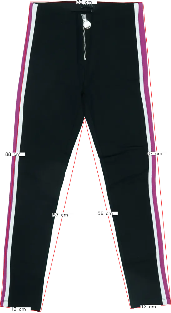 Fekete Sisley Leggings EU 158 / UK 13 év / US 14 év/XL