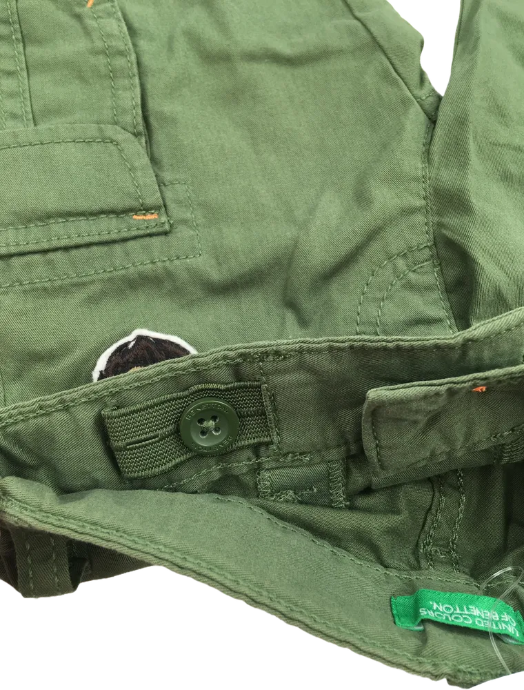 Zöld Benetton Rövidnadrág EU 80 / UK 9-12 hónap / US 12 hónap