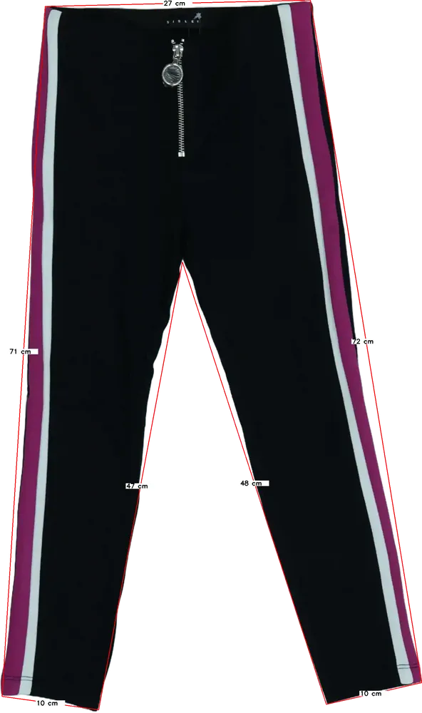 Fekete Sisley Leggings EU 128 / UK 8 év / US 8 év/M