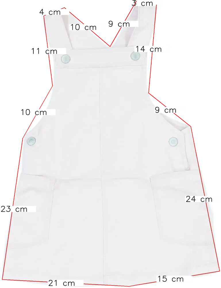 Rózsaszín Benetton Kantáros szoknya EU 86 / UK 12-18 hónap / US 18 hónap