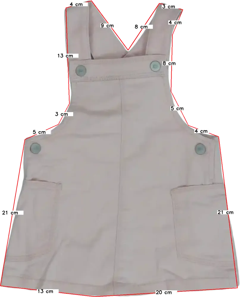 Rózsaszín Benetton Kantáros szoknya EU 74 / UK 6-9 hónap / US 6-9 hónap