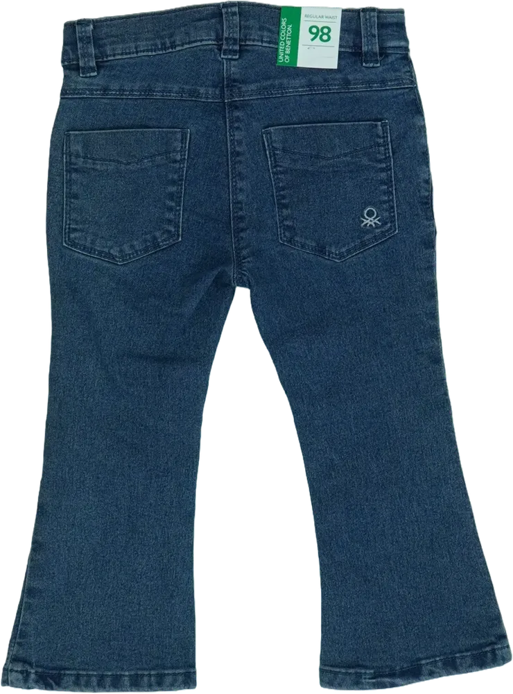Kék Benetton Farmernadrág EU 98 / UK 3 év / US 3T