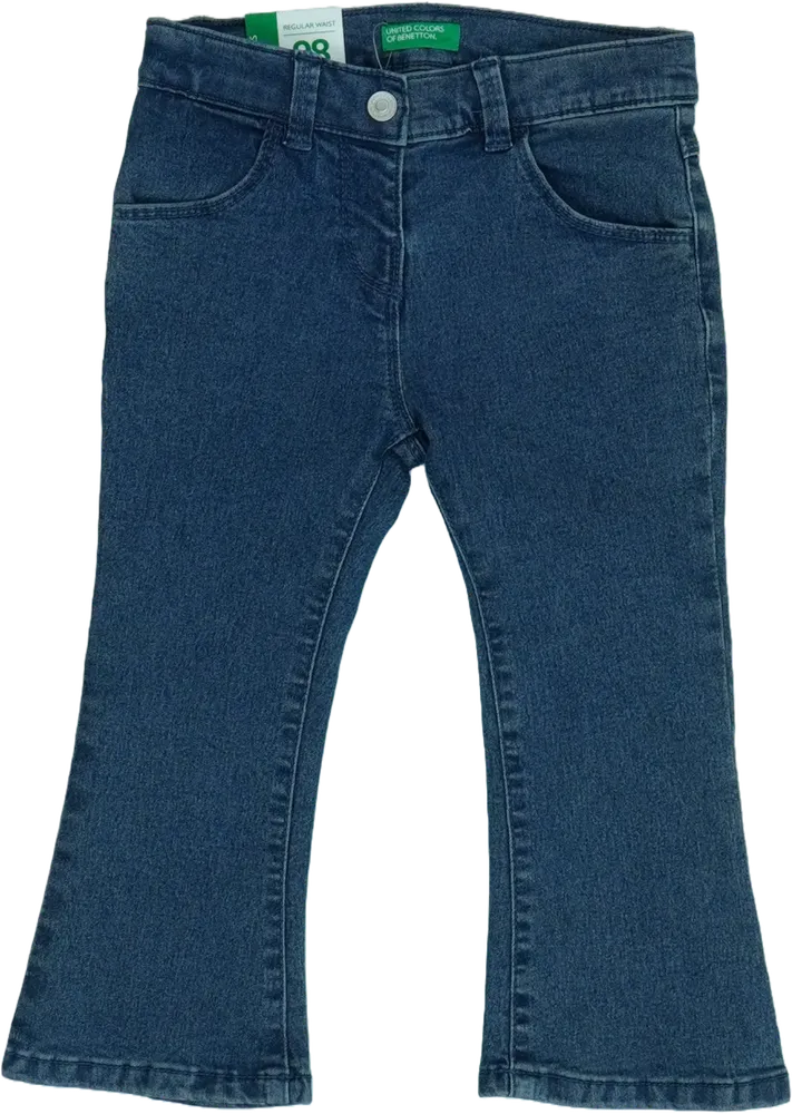 Kék Benetton Farmernadrág EU 98 / UK 3 év / US 3T