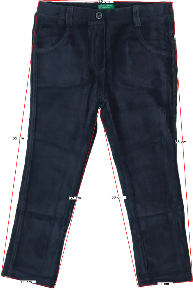 Szürke Benetton Hosszúnadrág EU 104 / UK 4 év / US 4T/XS