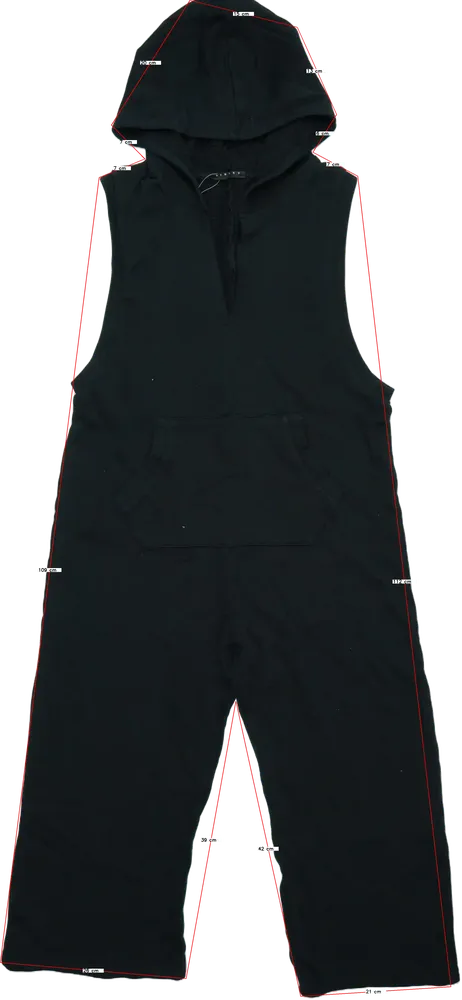 Fekete Sisley Playsuit / Jumpsuit EU 158 / UK 13 év / US 14 év/XL