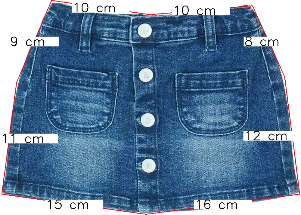 Kék Benetton Szoknya EU 74 / UK 6-9 hónap / US 6-9 hónap