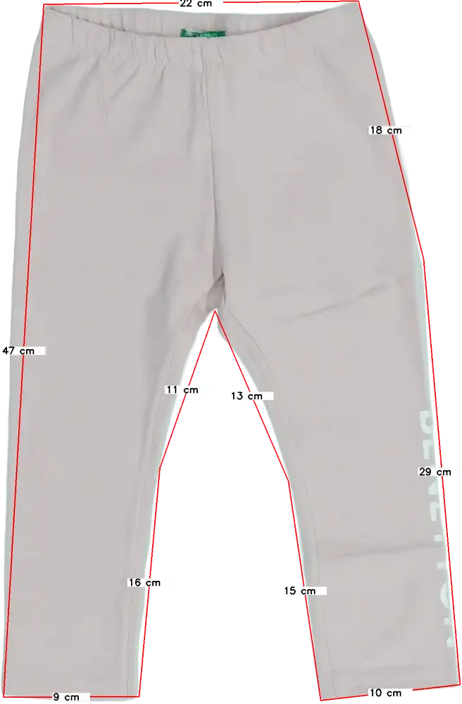 Rózsaszín Benetton Leggings EU 92 / UK 2 év / US 2T