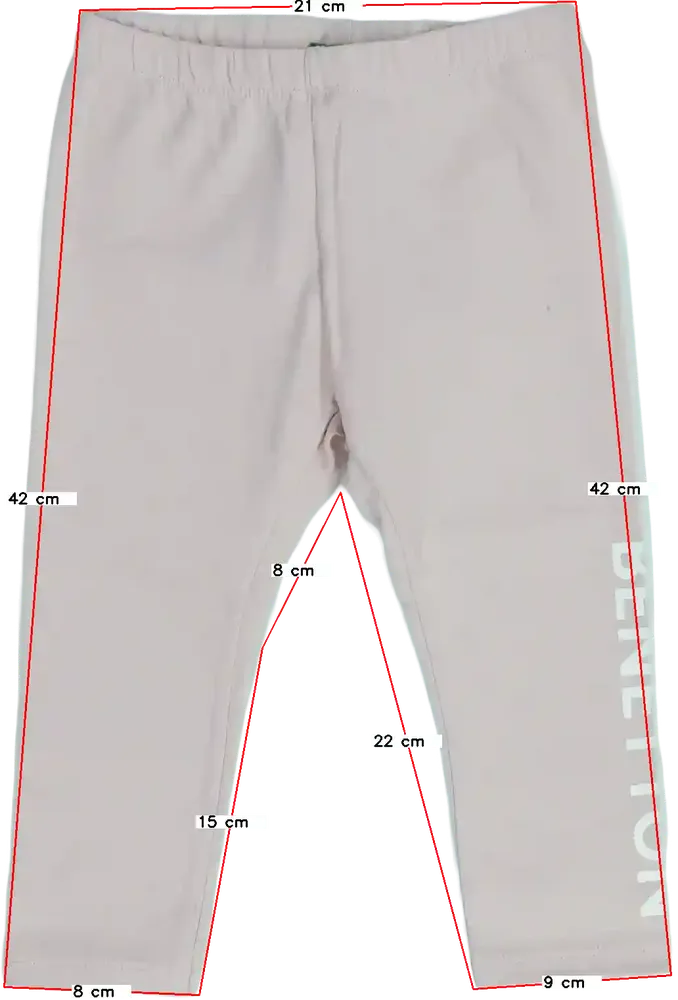 Rózsaszín Benetton Leggings EU 86 / UK 12-18 hónap / US 18 hónap