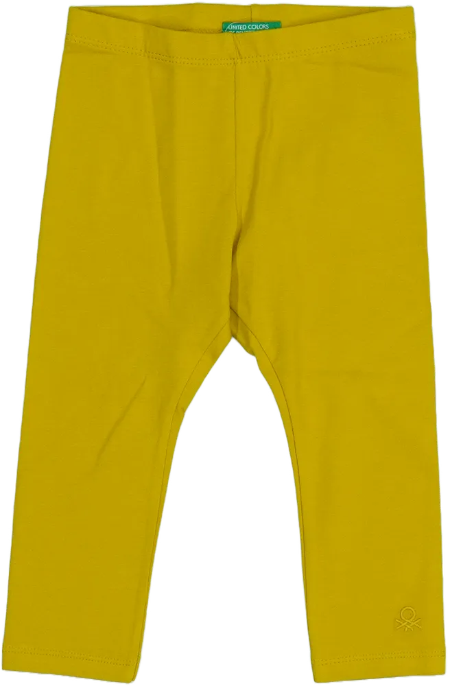 Sárga Benetton Leggings EU 86 / UK 12-18 hónap / US 18 hónap