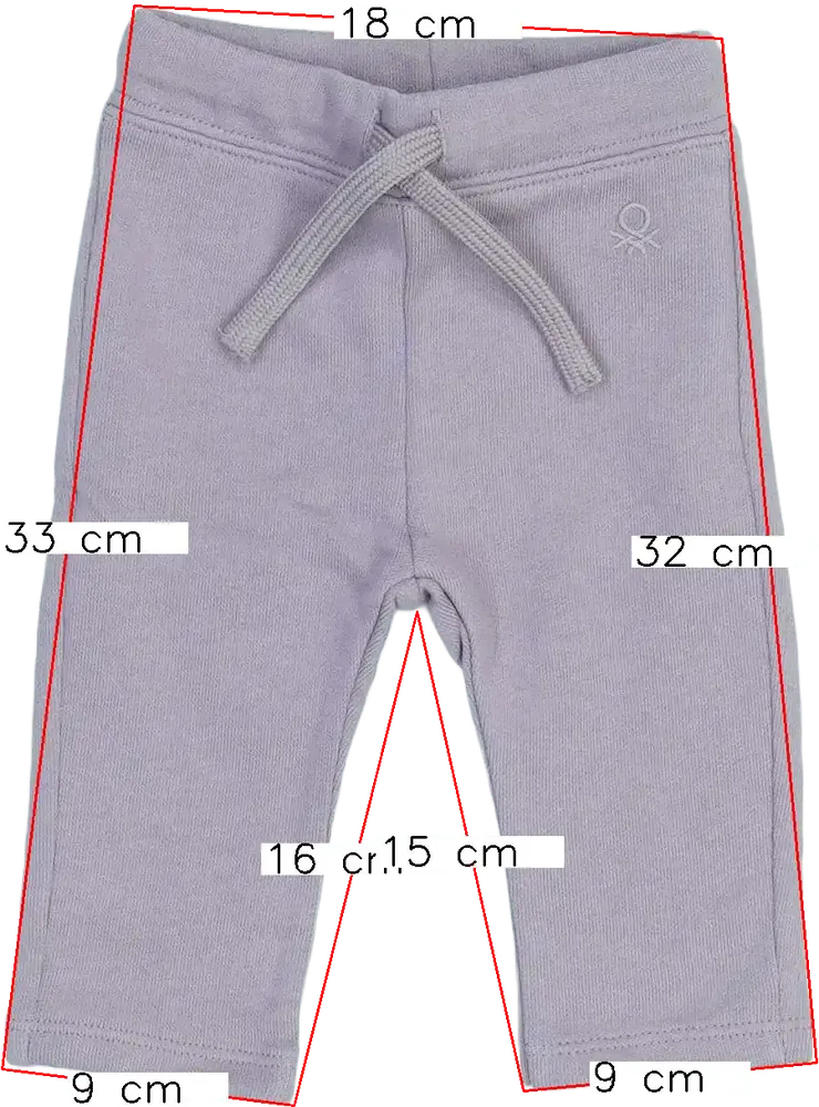 Lila Benetton Melegítőnadrág EU 62 / UK 0-3 hónap / US 0-3 hónap