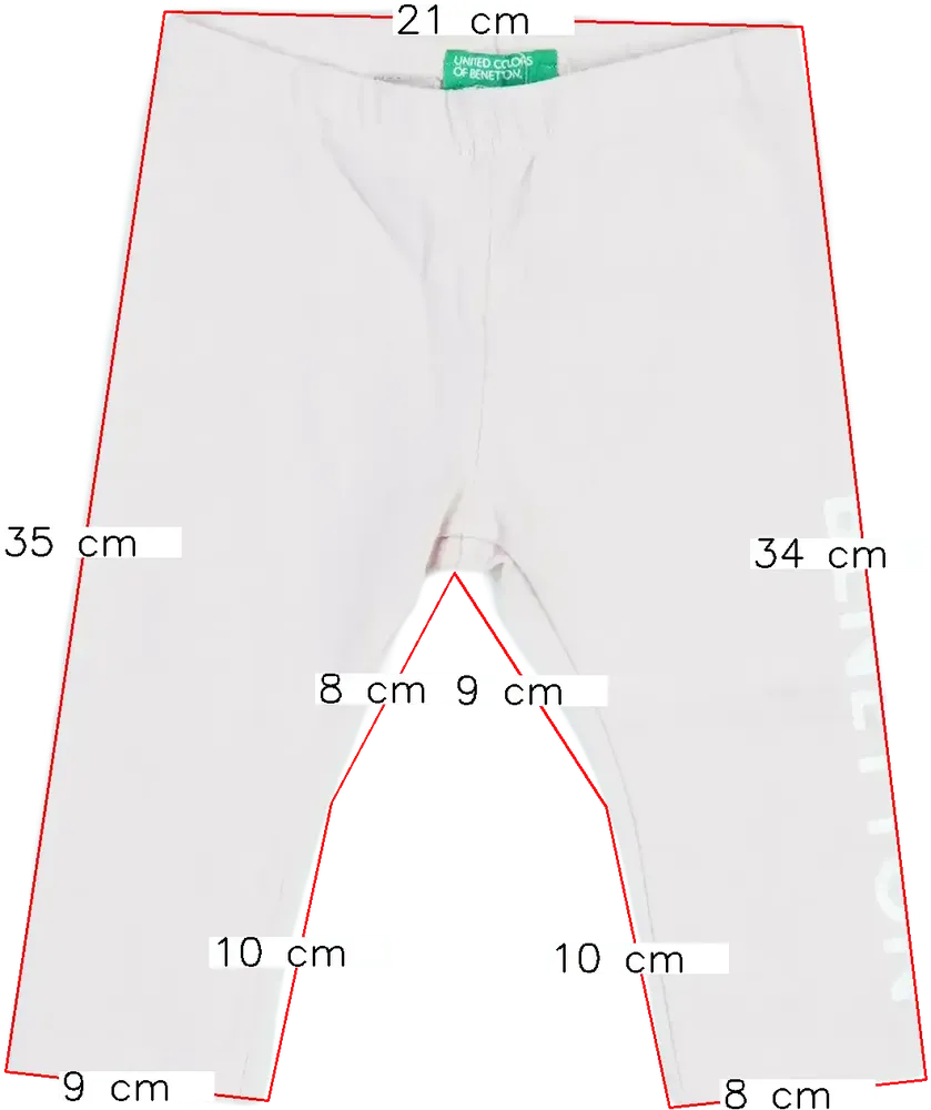Rózsaszín Benetton Leggings EU 74 / UK 6-9 hónap / US 6-9 hónap
