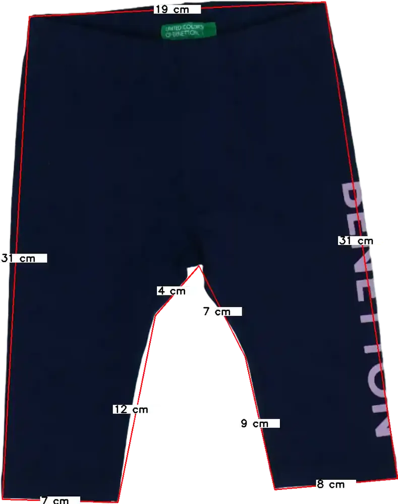 Kék Benetton Leggings EU 68 / UK 3-6 hónap / US 3-6 hónap