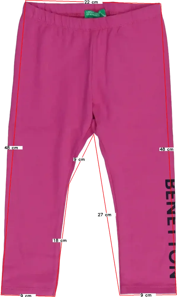 Rózsaszín Benetton Leggings EU 92 / UK 2 év / US 2T