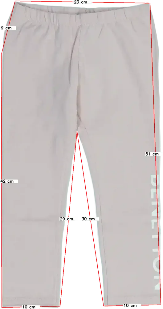 Rózsaszín Benetton Leggings EU 98 / UK 3 év / US 3T