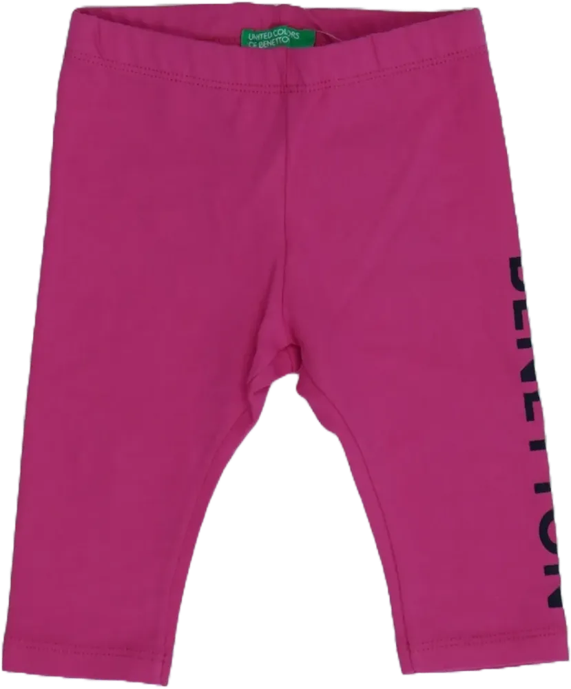 Rózsaszín Benetton Leggings EU 68 / UK 3-6 hónap / US 3-6 hónap