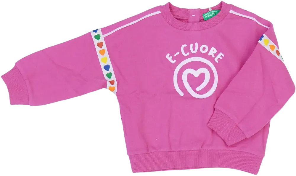 Rózsaszín Benetton Pulóver EU 80 / UK 9-12 hónap / US 12 hónap