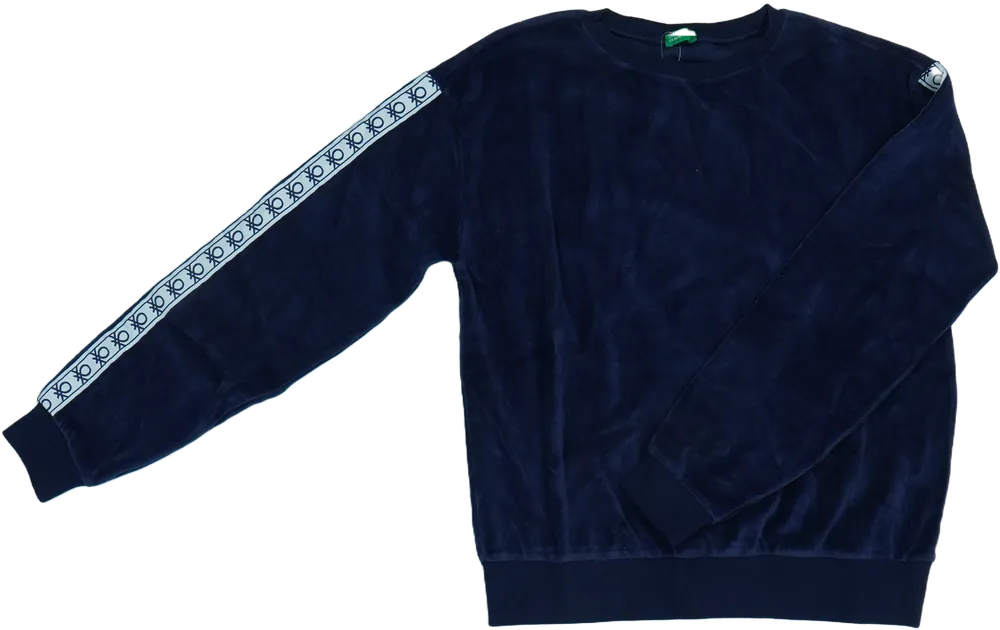Kék Benetton Pulóver EU 164 / UK 14 év / US 14 év/XL
