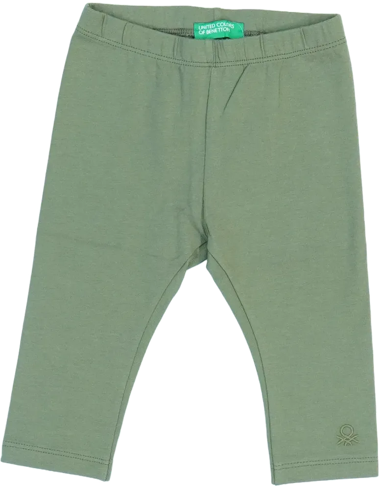 Zöld Benetton Leggings EU 68 / UK 3-6 hónap / US 3-6 hónap