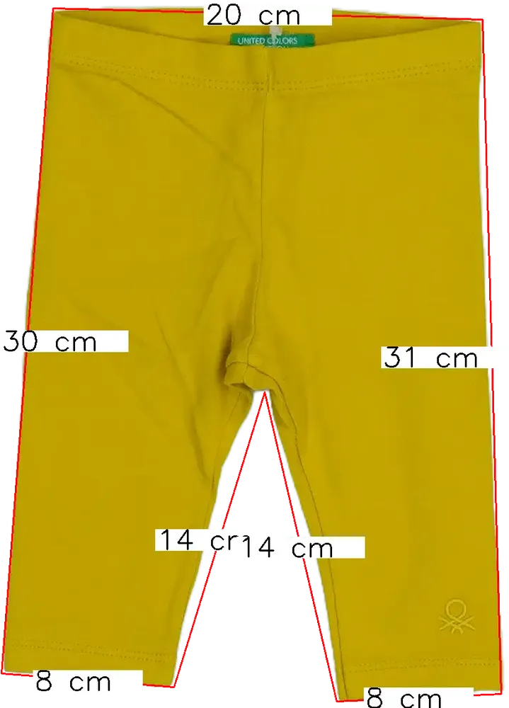 Sárga Benetton Leggings EU 68 / UK 3-6 hónap / US 3-6 hónap