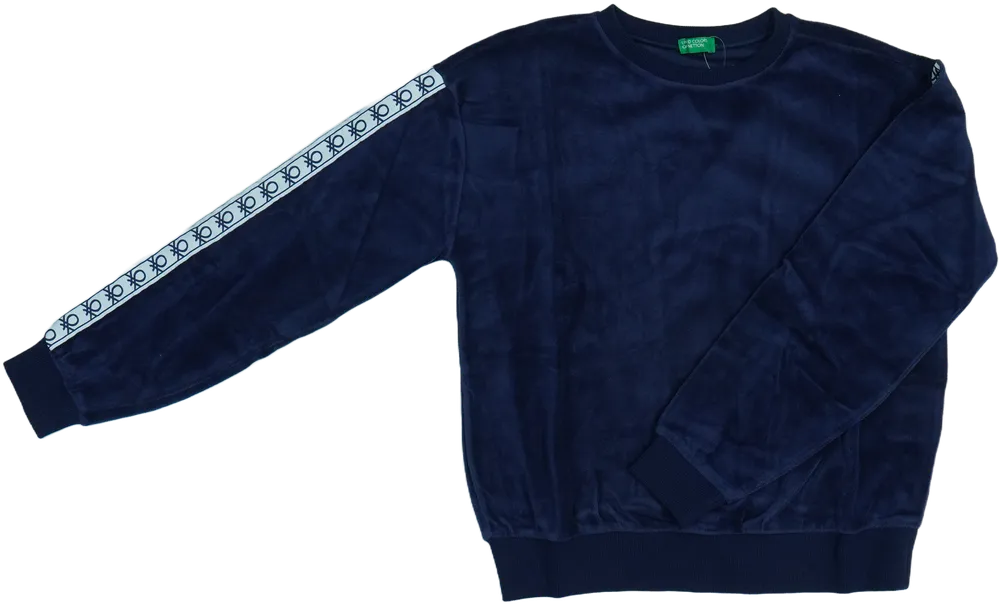 Lila Benetton Pulóver EU 152 / UK 12 év / US 12 év/L