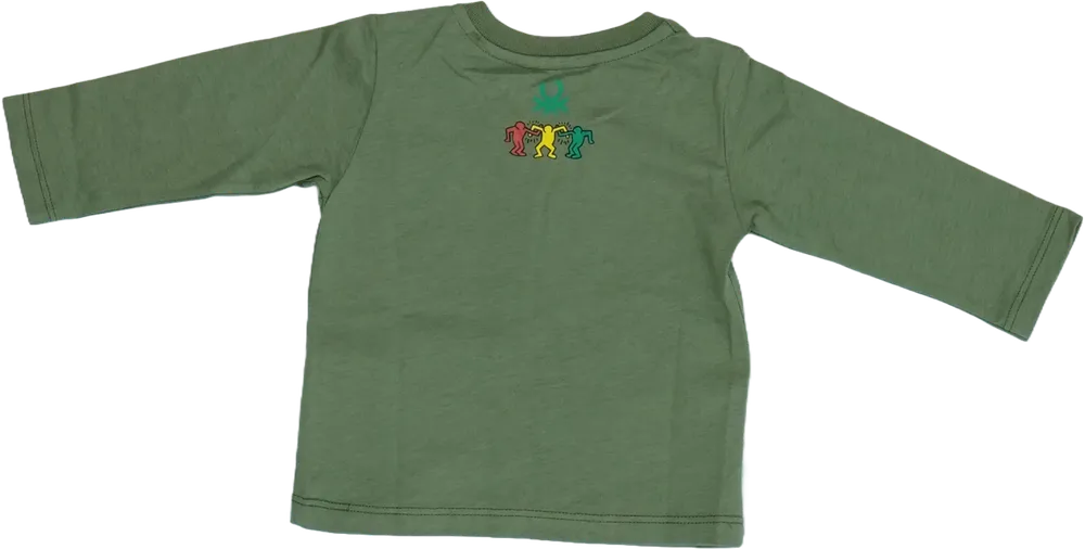 Zöld Benetton Hosszú ujjú felső EU 98 / UK 3 év / US 3T